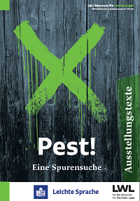 Titelseite des begleitendenden Hefts zur PEST-Ausstellung in leichter Sprache